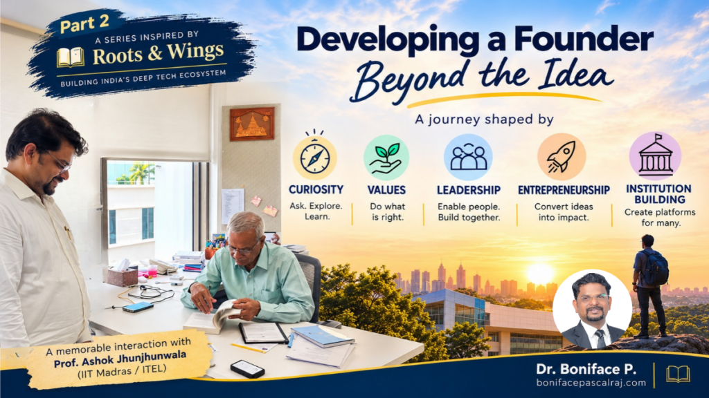 Founder development through leadership, values, curiosity and intrapreneurship